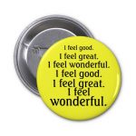 Hypnotherapy to feel good button